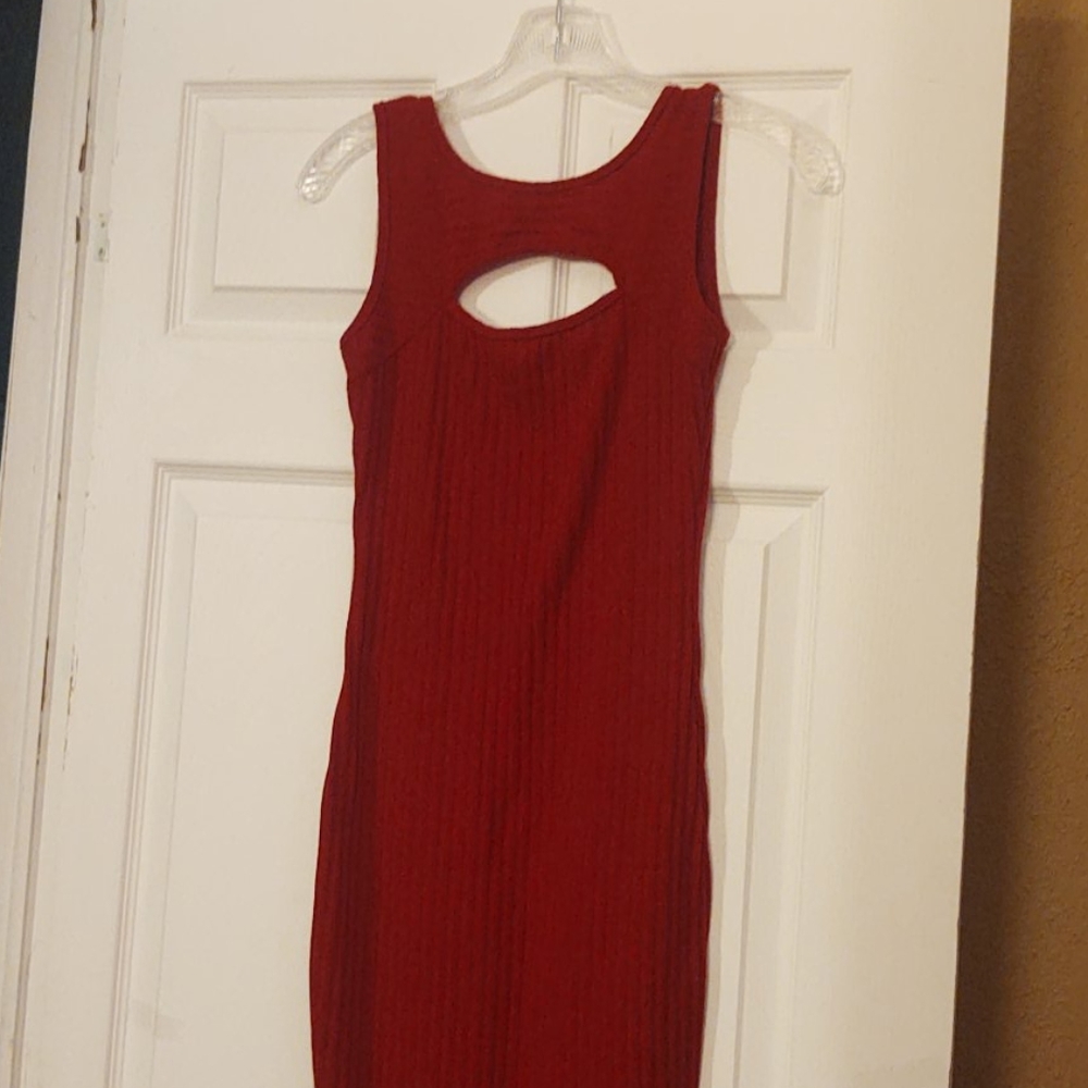 Red dress
